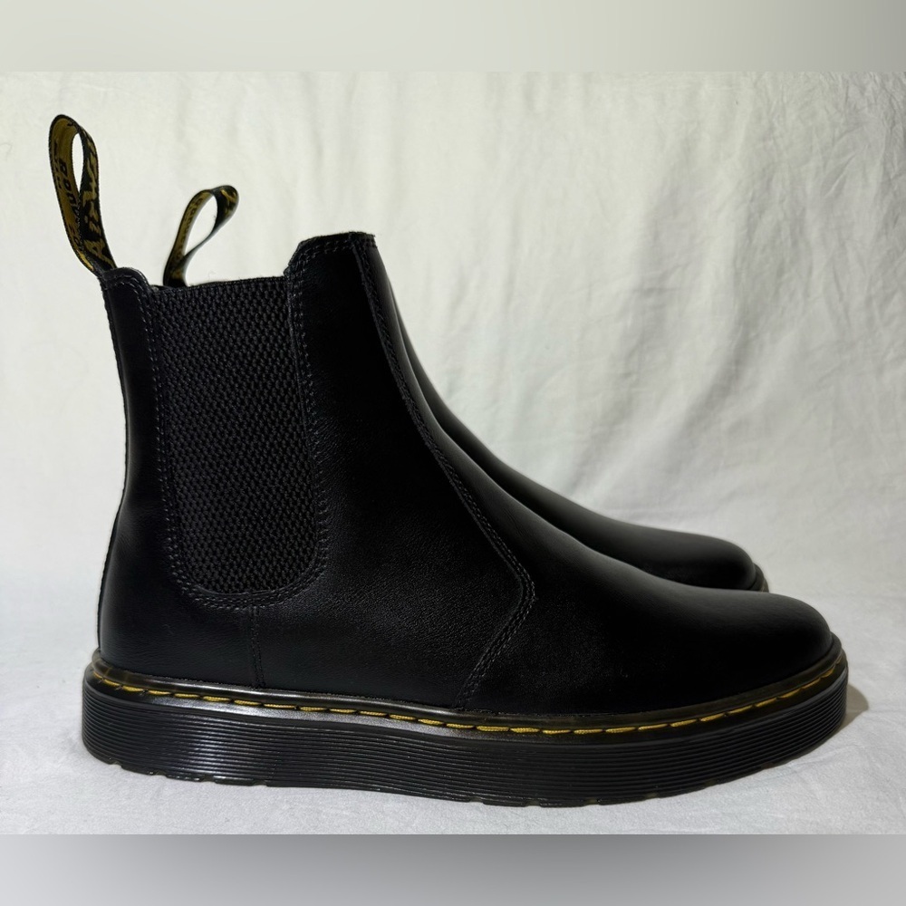 Dr. Martens Black Leather Ankle Boots